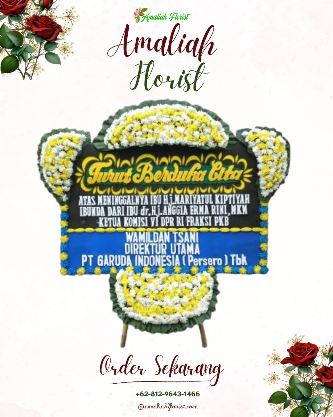 Papan Bunga Duka Samarinda Kota
